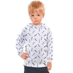 Gray Pencils On A Light Background Kids  Hooded Pullover by SychEva