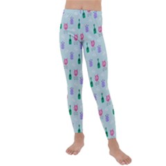 Funny Monsters Aliens Kids  Lightweight Velour Leggings by SychEva