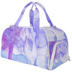 Purple And Blue Alcohol Ink  Burner Gym Duffel Bag by Dazzleway
