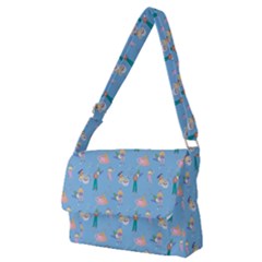 Beautiful Girls With Drinks Full Print Messenger Bag (m) by SychEva