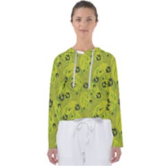 Folk Flowers Pattern  Women s Slouchy Sweat by Eskimos