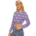 pug dog on a cloud Lightweight Long Sleeve Sweatshirt View2