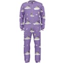 Cheerful Pugs Lie In The Clouds OnePiece Jumpsuit (Men)  View1