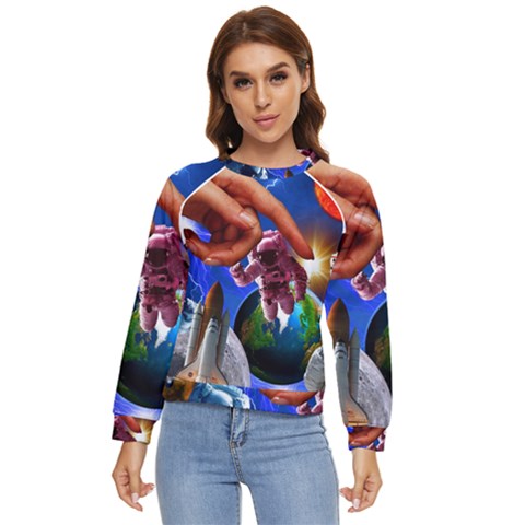 Riding The Storm Out 2 Women s Long Sleeve Raglan Tee by impacteesstreetwearcollage