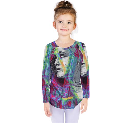 Rex Kids  Long Sleeve Tee by MRNStudios