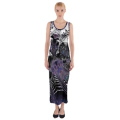 When Gears Turn Fitted Maxi Dress by MRNStudios