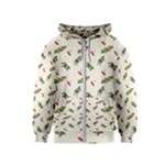 Spruce And Pine Branches Kids  Zipper Hoodie