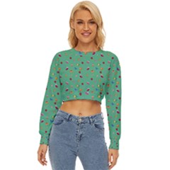 Christmas Elements For The Holiday Lightweight Long Sleeve Sweatshirt by SychEva