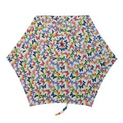 Multicolored Butterflies Mini Folding Umbrellas by SychEva