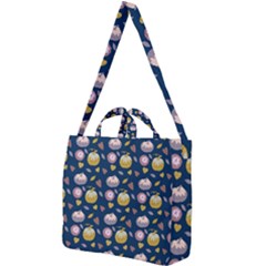 Autumn Pumpkins Square Shoulder Tote Bag by SychEva