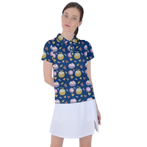 Autumn Pumpkins Women s Polo Tee by SychEva