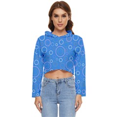 Circles Women s Lightweight Cropped Hoodie by SychEva