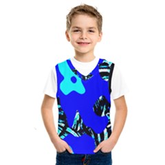 Abstract Tropical Kids  Basketball Tank Top