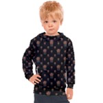 Funny Ugly Bird Drawing Print Pattern Kids  Hooded Pullover