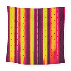 Warped Stripy Dots Square Tapestry (large) by essentialimage365
