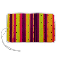Warped Stripy Dots Pen Storage Case (m) by essentialimage365