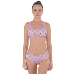 Cute Husky Criss Cross Bikini Set by SychEva
