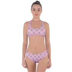 Cute Husky Criss Cross Bikini Set by SychEva