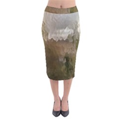 Small World View Midi Pencil Skirt by DeneWestUK