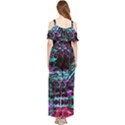 Reptilian Scream Draped Sleeveless Chiffon Jumpsuit View2