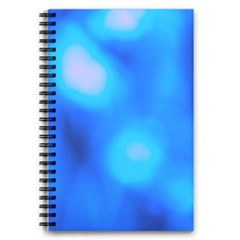Blue Vibrant Abstract 5 5  X 8 5  Notebook by DimitriosArt