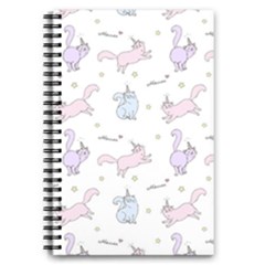 Unicorn Cats Pattern 2 5 5  X 8 5  Notebook by Littlebird