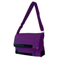 Gradient Full Print Messenger Bag (m)
