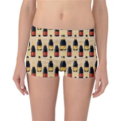 Champagne For The Holiday Reversible Boyleg Bikini Bottoms by SychEva