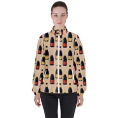 Champagne For The Holiday Women s High Neck Windbreaker by SychEva