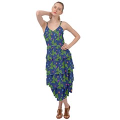 Christmas Trees Layered Bottom Dress by SychEva