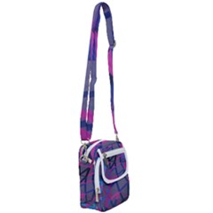 3d Lovely Geo Lines Shoulder Strap Belt Bag