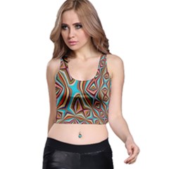 Digitalart Racer Back Crop Top by Sparkle