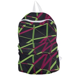 3d Lovely Geo Lines X Foldable Lightweight Backpack