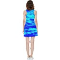 Blue Waves Abstract Series No12 Inside Out Reversible Sleeveless Dress View2