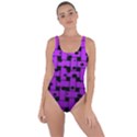 Weaved bubbles at Strings, purple, violet color Bring Sexy Back Swimsuit View1