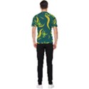 Folk flowers print Floral pattern Ethnic art Men s Short Sleeve Rash Guard View2