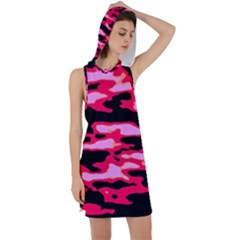Using As A Basis The Wave Action From The Aegean Sea, And Following Specific Technics In Capture And Post-process, I Have Created That Abstract Series, Based On The Water Flow  Racer Back Hoodie Dress by DimitriosArt