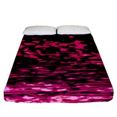 Rose Waves Flow Series 1 Fitted Sheet (queen Size) by DimitriosArt