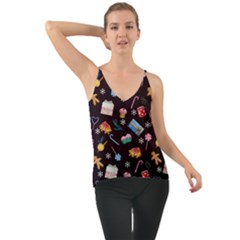 New Year Chiffon Cami by SychEva