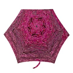 Pink  Waves Flow Series 1 Mini Folding Umbrellas by DimitriosArt