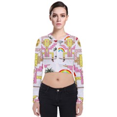 Music And Other Stuff Long Sleeve Zip Up Bomber Jacket by bfvrp