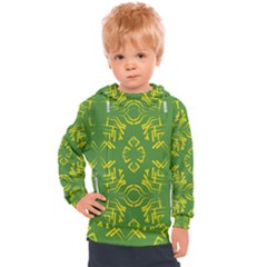 Abstract Pattern Geometric Backgrounds   Kids  Hooded Pullover