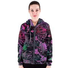Doppler Ultrasound Women s Zipper Hoodie by MRNStudios