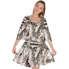 Balch Velour Kimono Dress by MRNStudios