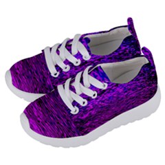 Magenta Waves Flow Series 2 Kids  Lightweight Sports Shoes by DimitriosArt