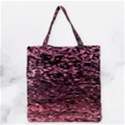 Pink  waves flow series 11 Grocery Tote Bag View2