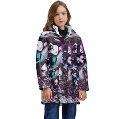 Merlot Lover Kid s Hooded Longline Puffer Jacket by MRNStudios