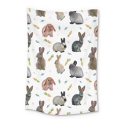 Cute Bunny Small Tapestry by SychEva