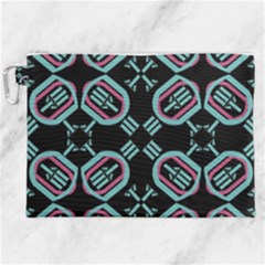 Abstract Pattern Geometric Backgrounds   Canvas Cosmetic Bag (xxl) by Eskimos