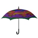 Puzzle Landscape In Beautiful Jigsaw Colors Hook Handle Umbrellas (Large) View3